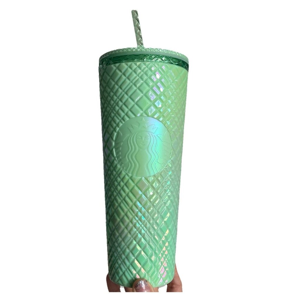 Starbucks 2024 Summer Mint‎ Jeweled Venti Tumbler Collection Iridescent